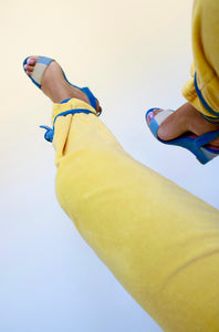 Modern Sweatscdo Velour Tracksuit Canary Yellow/Gold