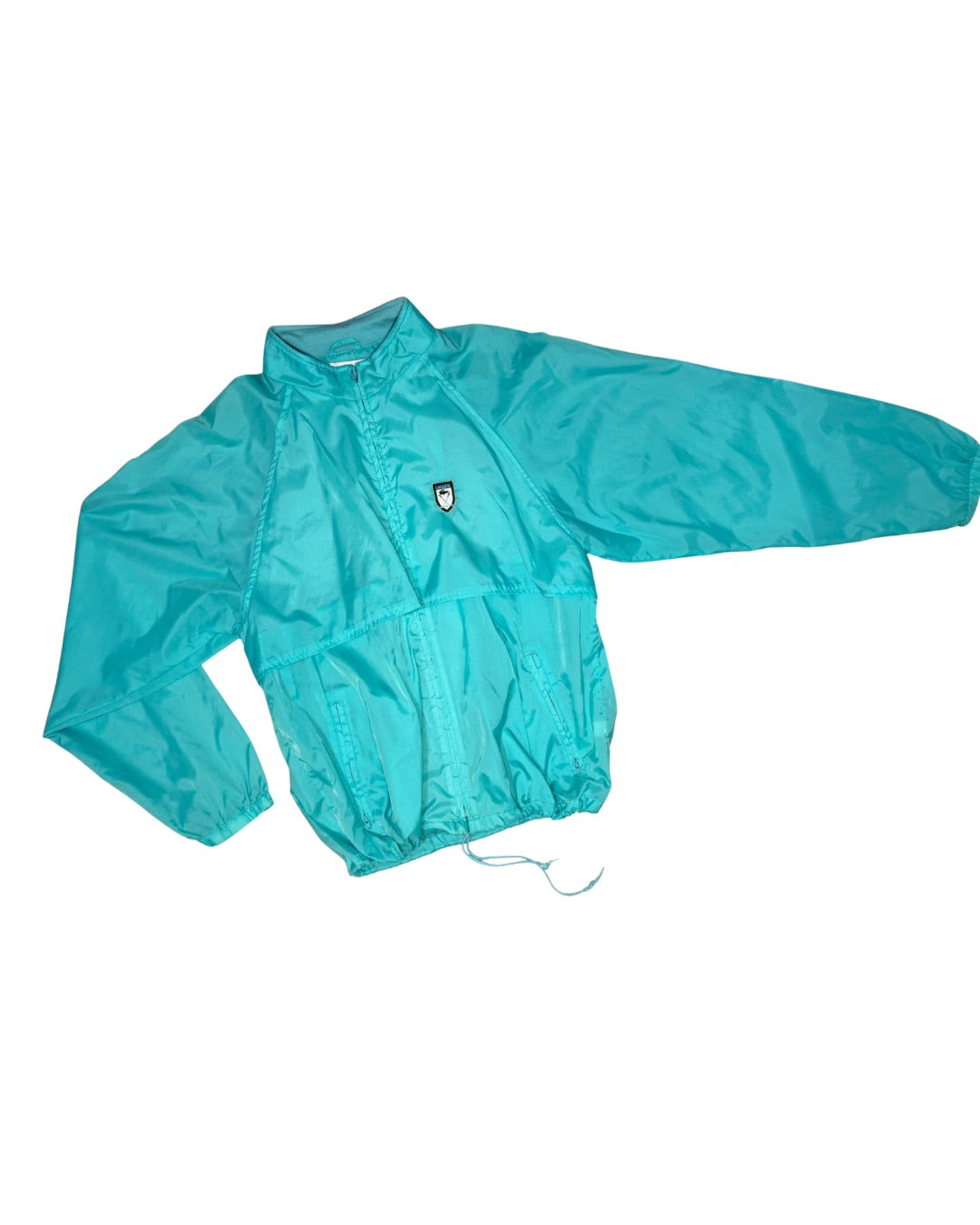 1980s Lacoste Vintage  Windbreaker Jacket Teal