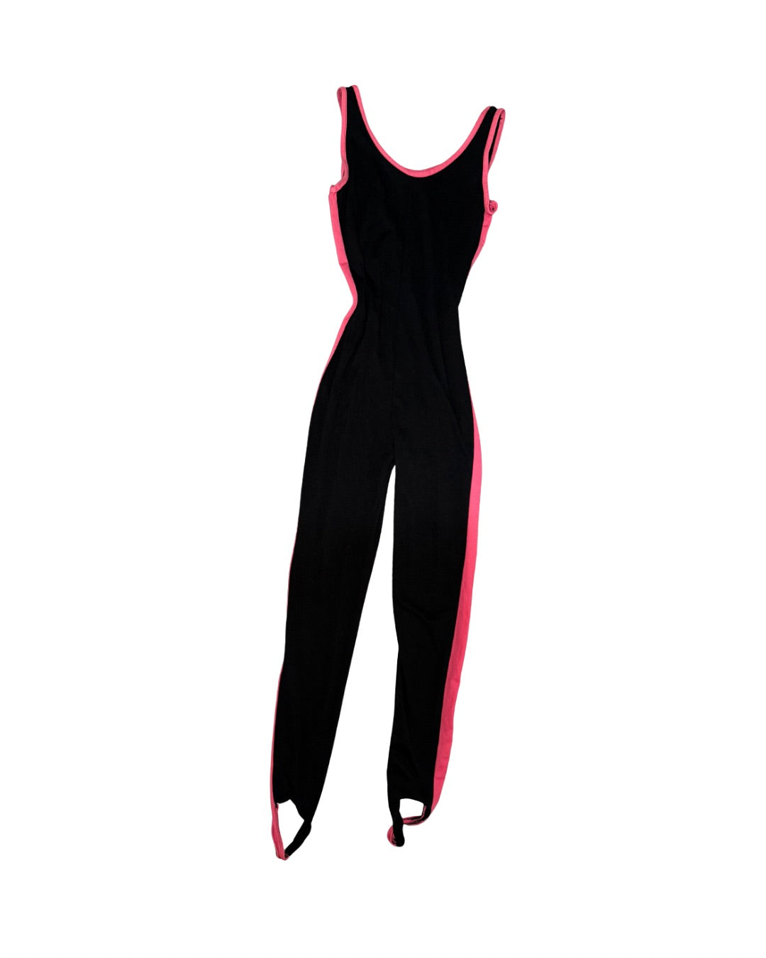 1980’s Vintage Catsuit Pink and Black