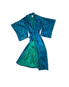 Imperial Fashion Vintage Kimono Turquoise