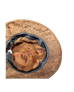 1970’s Vintage Velour Bucket Hat Chocolate Brown
