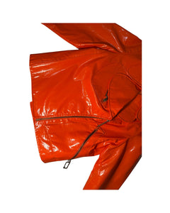 1970’s Vyno in Pat Raincoat Bomber Jacket Orange