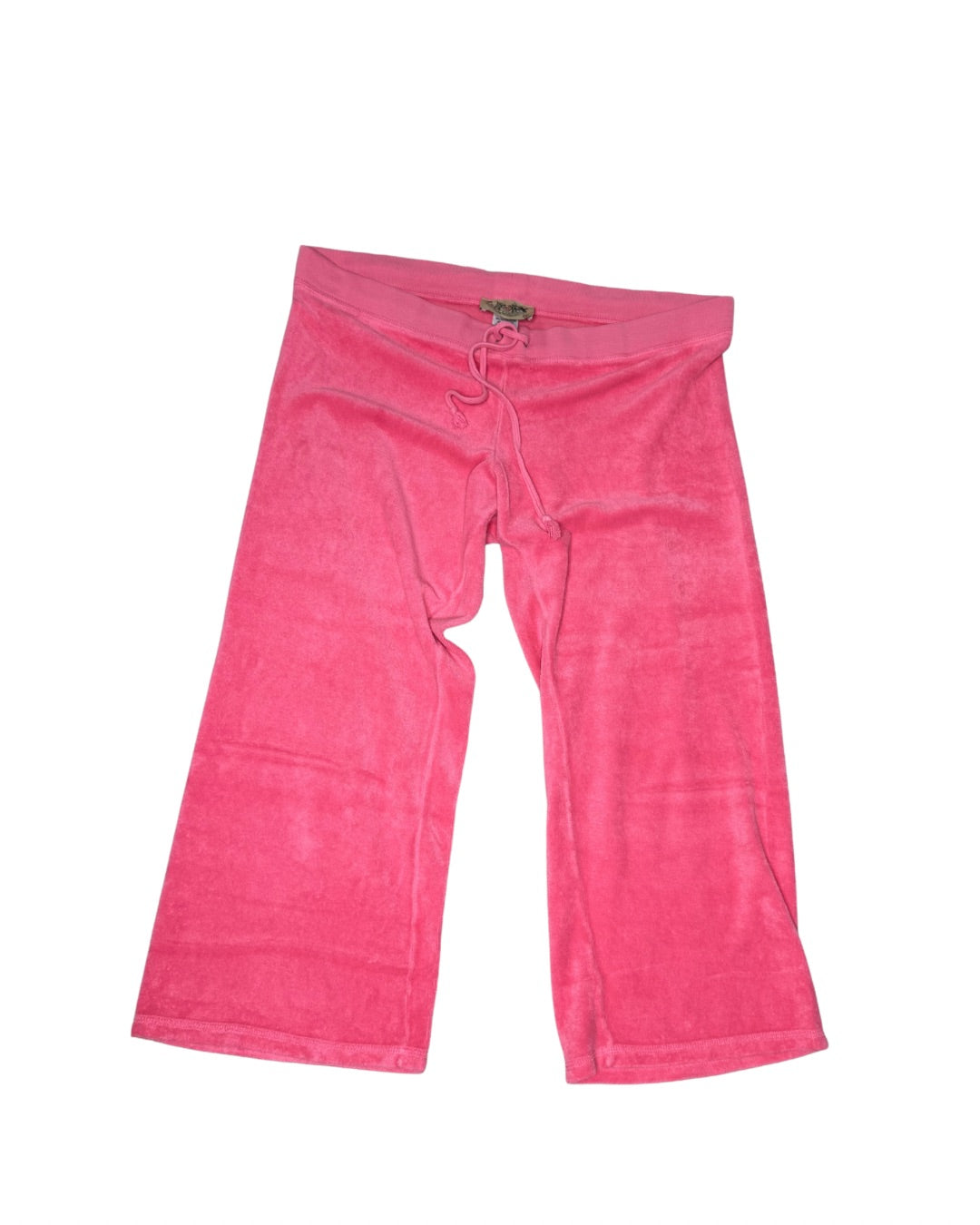 2000’s Juicy Couture Vintage Terry Cloth Capri Pants Pink