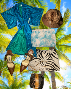 90’s-2000’s Roberto Cavalli Vintage Animal Print Denim Skirt