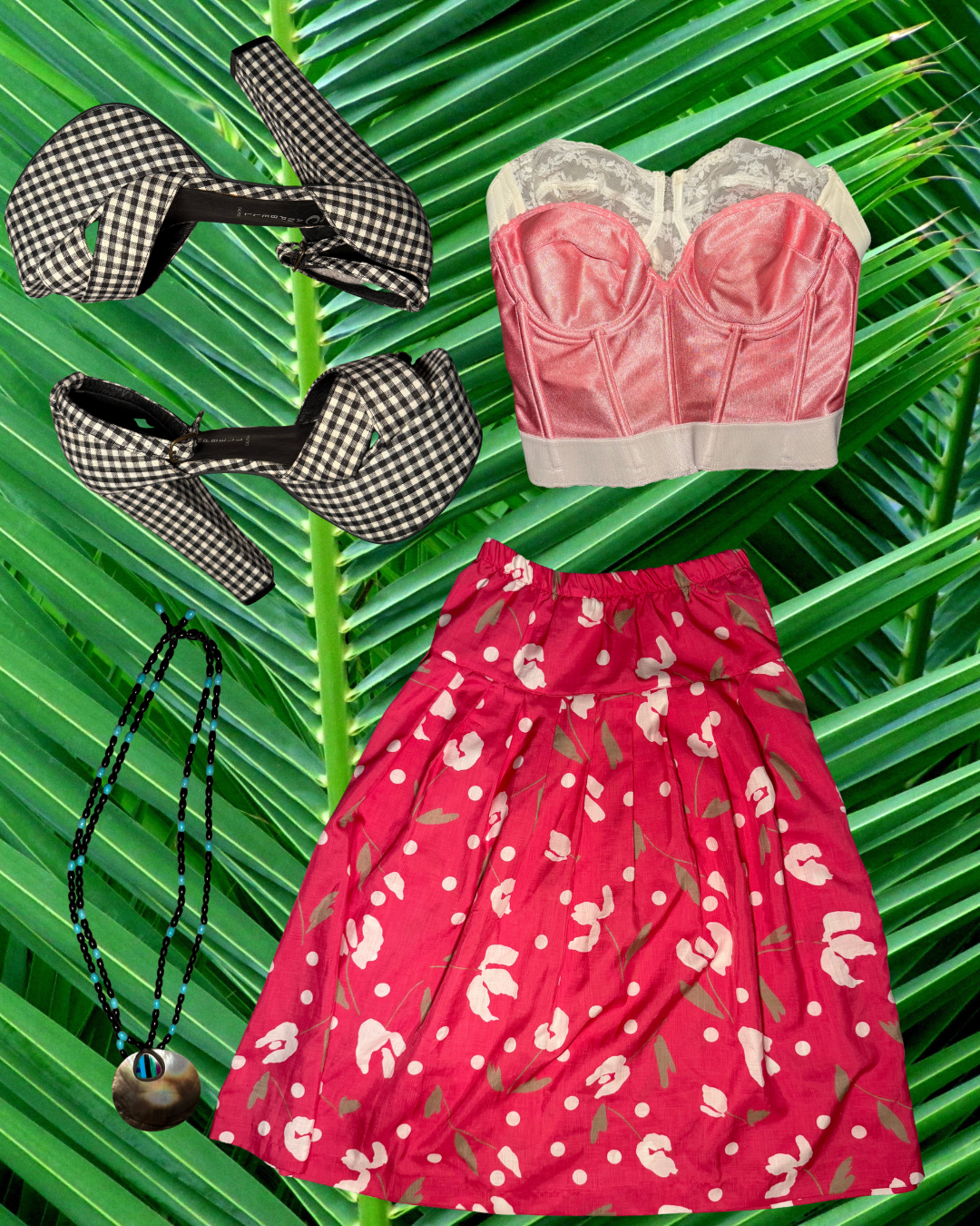 1980’s Coscob Vintage Skirt Pink